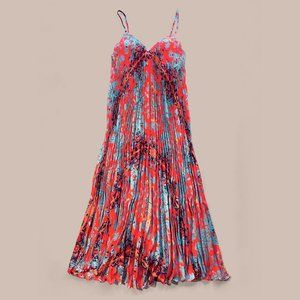 Patrick Cupid Silk Printed Maxi Dress